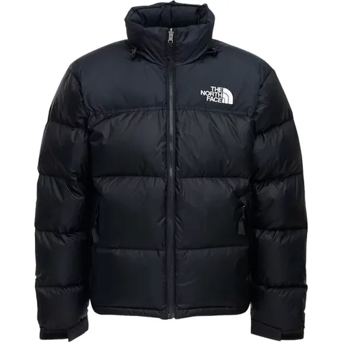 Classic Down Jacket with Embroidered Logo , male, Sizes: XL, L, XS - The North Face - Modalova