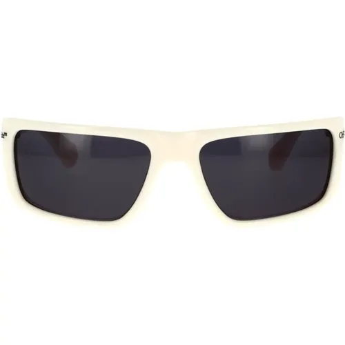 Off , Contemporary Design Sunglasses Bologna 10107 , unisex, Sizes: 62 MM - Off White - Modalova