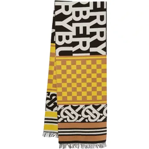 Pre-owned Silk scarves , female, Sizes: ONE SIZE - Burberry Vintage - Modalova