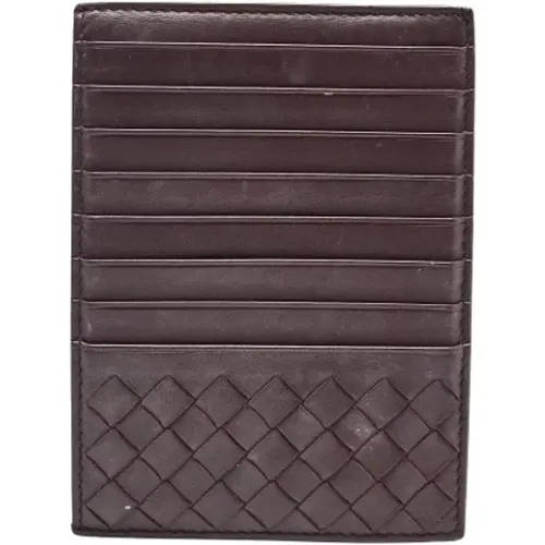 Pre-owned Leather wallets , male, Sizes: ONE SIZE - Bottega Veneta Vintage - Modalova