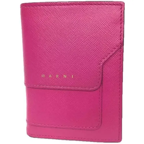 Pre-owned Leather wallets , female, Sizes: ONE SIZE - Marni Pre-owned - Modalova