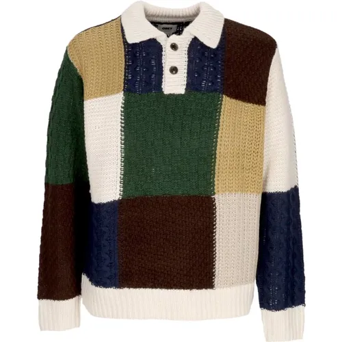 Patchwork Sweater Unbleached Multi Streetwear - Obey - Modalova