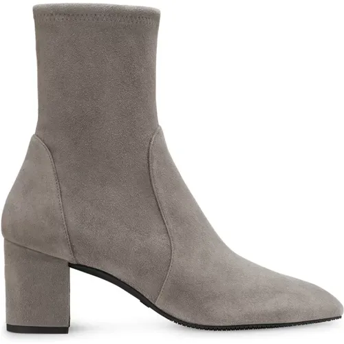 Stretch Bootie mit 60-mm Blockabsatz , Damen, Größe: 39 1/2 EU - Stuart Weitzman - Modalova