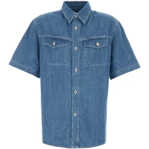 Stylisches Denim Hemd , Herren, Größe: L - Kenzo - Modalova