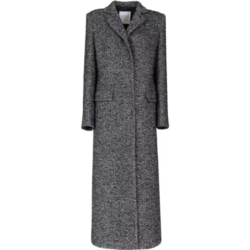 Checkered Single-Breasted Coat , female, Sizes: M, L, 2XS, XS, S - MVP wardrobe - Modalova