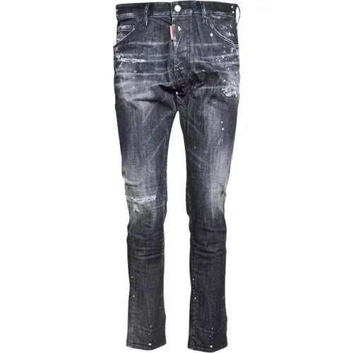 Vintage Cool Guy Jeans - Schwarz , Herren, Größe: L - Dsquared2 - Modalova