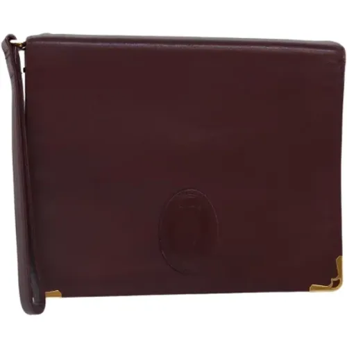 Pre-owned Leder clutches - Cartier Vintage - Modalova