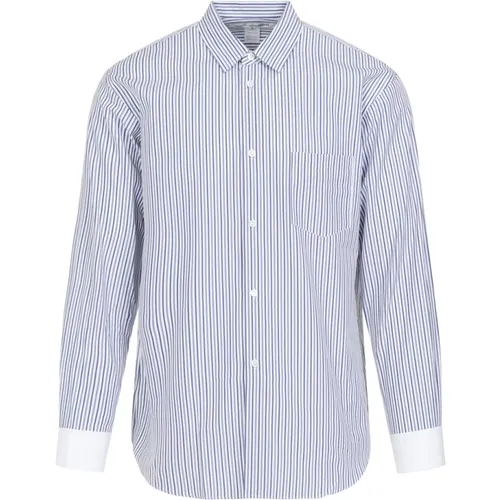 White Stripe Shirt , male, Sizes: M - Comme des Garçons - Modalova