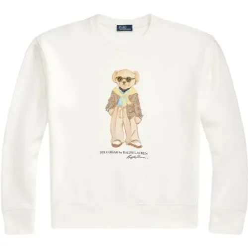 Teddy Bear Sweatshirt , Damen, Größe: 2XS - Polo Ralph Lauren - Modalova