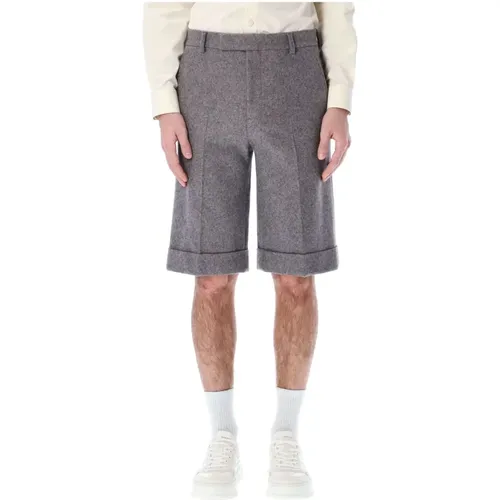 Men's Clothing Shorts Light Grey Ss23 , male, Sizes: L, M - Gucci - Modalova