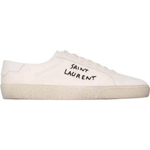 Vintage Bestickte Sneaker - Saint Laurent - Modalova