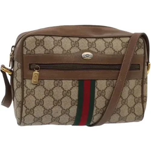 Pre-owned Leder schultertasche - Gucci Vintage - Modalova