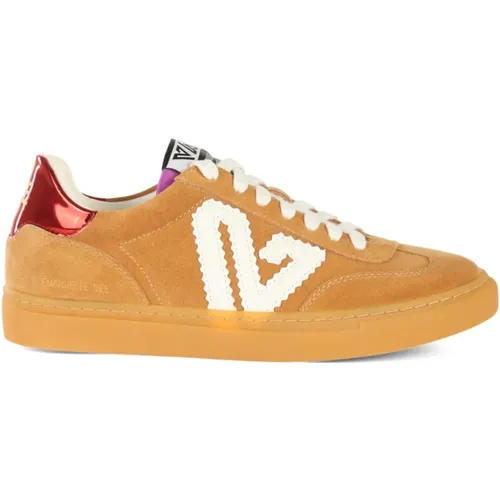 Suede Sneakers with Rubber Sole , female, Sizes: 6 UK, 5 UK - Emanuelle Vee - Modalova