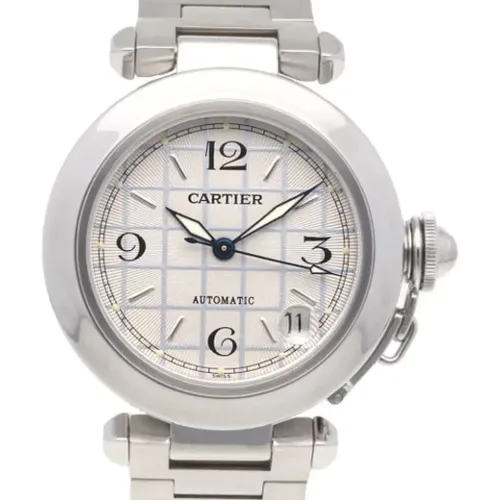 Pre-owned Stainless Steel watches , female, Sizes: ONE SIZE - Cartier Vintage - Modalova