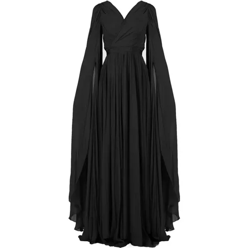 Elegantes Abendkleid mit Wickel-Taille - pinko - Modalova