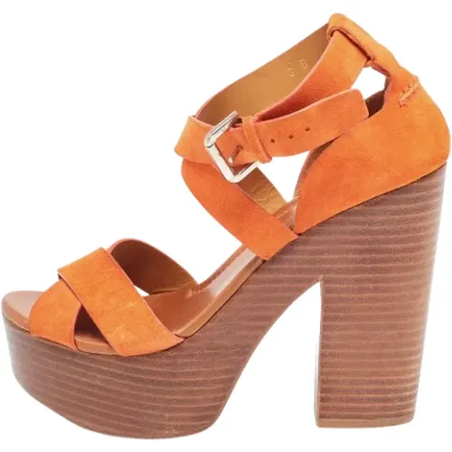 Pre-owned Wildleder sandals , Damen, Größe: 38 EU - Ralph Lauren Pre-owned - Modalova