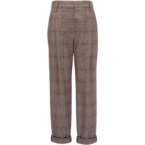 Wide Trousers, Classic Fit , female, Sizes: S - BRUNELLO CUCINELLI - Modalova