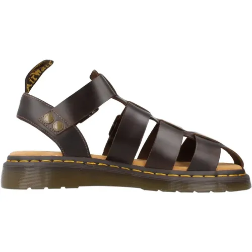 Stilvolle flache Sandalen für Frauen , Herren, Größe: 42 EU - Dr. Martens - Modalova