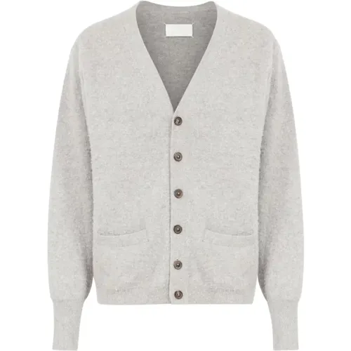 Grey Sweaters for Men , male, Sizes: M, S - Maison Margiela - Modalova