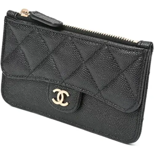 Pre-owned Leather wallets , female, Sizes: ONE SIZE - Chanel Vintage - Modalova