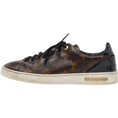 Pre-owned Coated canvas sneakers , female, Sizes: 5 UK - Louis Vuitton Vintage - Modalova