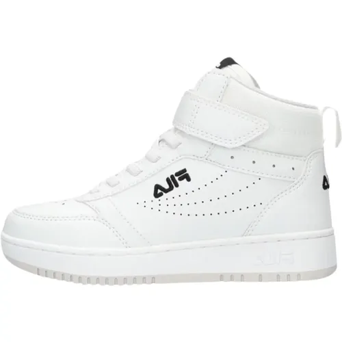 Weiße High-Top-Sneakers Rega Mid Kids - Fila - Modalova