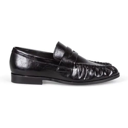 Schwarze flache Schuhe Eleganter Stil , Damen, Größe: 36 EU - Steve Madden - Modalova