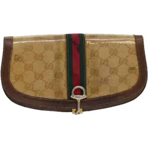 Pre-owned Leder clutches - Gucci Vintage - Modalova