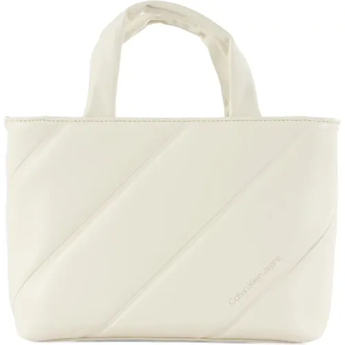 Small Handbag with Front Logo Print , female, Sizes: ONE SIZE - Calvin Klein Jeans - Modalova