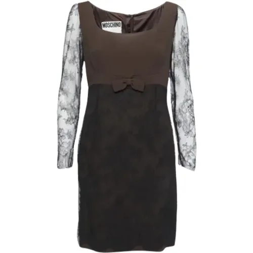 Pre-owned Lace dresses , female, Sizes: L - Moschino Pre-Owned - Modalova