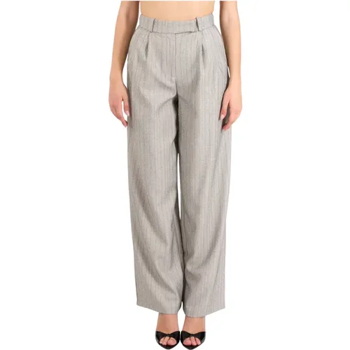 Wide Leg High Waist Pants , female, Sizes: XS - Actualee - Modalova