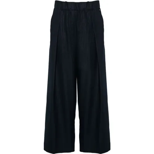 Striped Flannel Trousers , female, Sizes: M, S, 2XS, XS, L - Liu Jo - Modalova