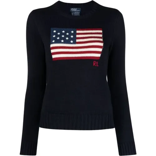 Sweater Flag Pullover , female, Sizes: XS, S, M - Ralph Lauren - Modalova