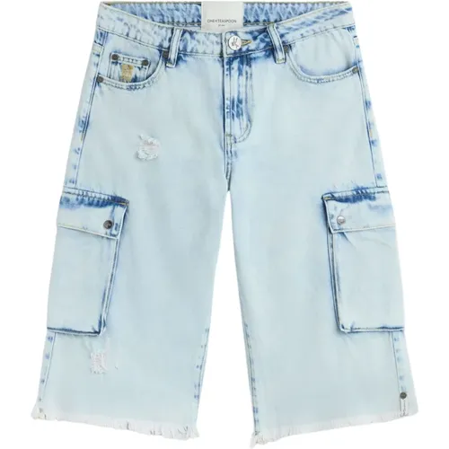 Denim Shorts , Damen, Größe: W27 - One Teaspoon - Modalova