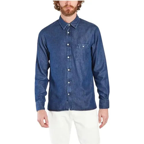 Casual Shirts , Herren, Größe: XS - Officine Générale - Modalova