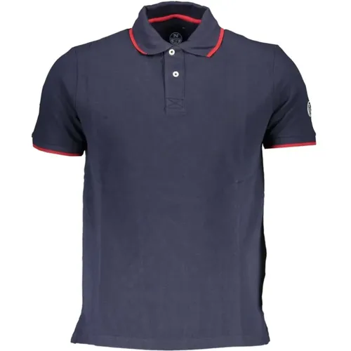 Chic Contrast Polo Shirt , male, Sizes: L, 2XL - North Sails - Modalova