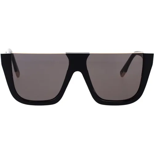 Irregular Glamour Sunglasses Fe40136I 01A , unisex, Sizes: 62 MM - Fendi - Modalova