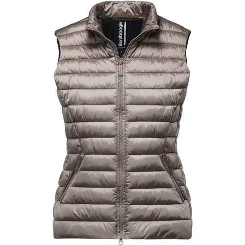 Short Synthetic Padded Vest , female, Sizes: S, XL, M, L - BomBoogie - Modalova