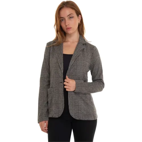 Spinett1 Jersey Jacket with 1 Button , female, Sizes: L - Pennyblack - Modalova