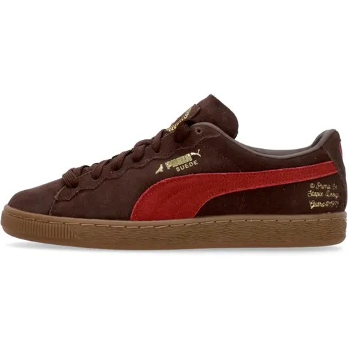 Suede Staple Low Shoe Dark Chocolate , male, Sizes: 9 UK, 10 1/2 UK, 8 1/2 UK, 8 UK, 11 UK, 10 UK - Puma - Modalova