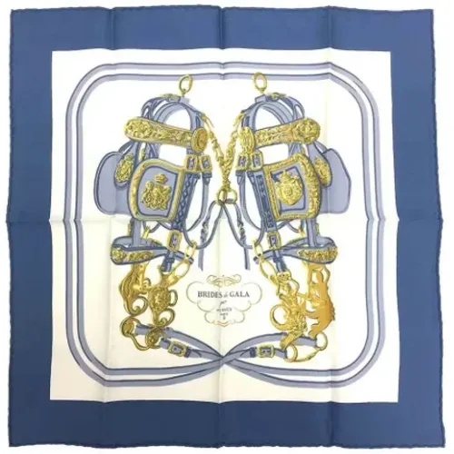 Pre-owned Silk scarves , female, Sizes: ONE SIZE - Hermès Vintage - Modalova