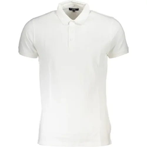 Weißes Baumwoll-Poloshirt mit gesticktem Logo , Herren, Größe: XL - Cavalli Class - Modalova