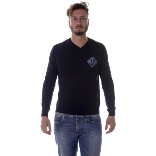 Gemütlicher Strickpullover , Herren, Größe: XL - Versace Jeans Couture - Modalova