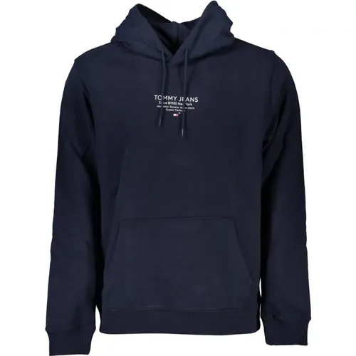 Hooded Sweatshirt with Logo Print , male, Sizes: XL, 2XL, S, L - Tommy Hilfiger - Modalova