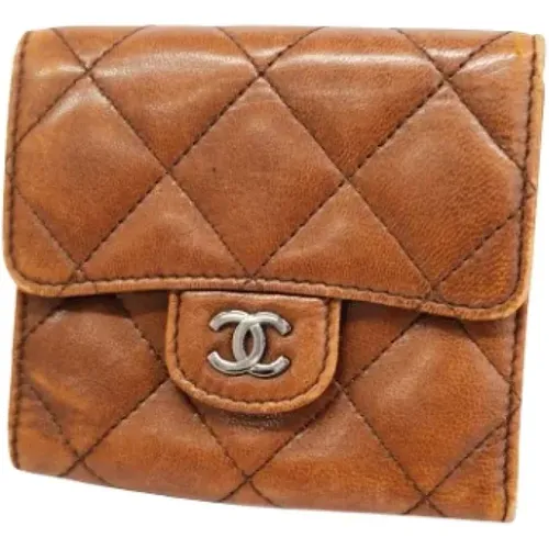 Pre-owned Leather wallets , female, Sizes: ONE SIZE - Chanel Vintage - Modalova