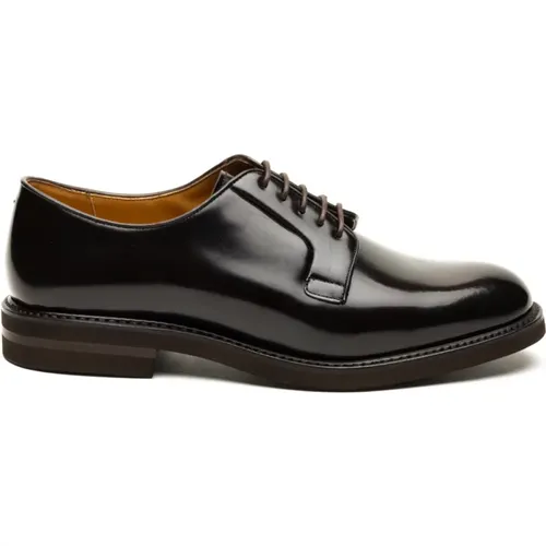 Flache Schuhe Ebony Antik Stil - Berwick - Modalova