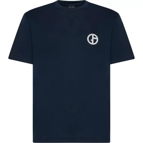 Stylish T-shirts and Polos Collection , male, Sizes: XL, 2XL, M, L - Giorgio Armani - Modalova