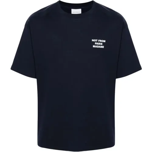 Slogan T-Shirt Collection , male, Sizes: L, XL, S, M, 2XL - Drole de Monsieur - Modalova