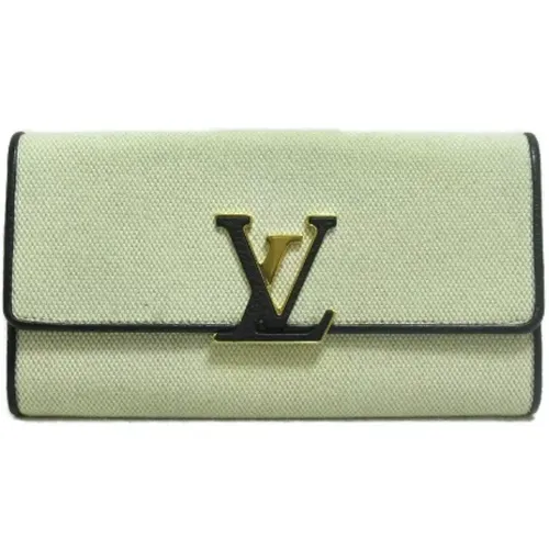 Pre-owned Canvas wallets , female, Sizes: ONE SIZE - Louis Vuitton Vintage - Modalova