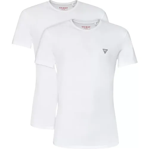 Er-Pack Stretch T-Shirts - Weiße Basics - Guess - Modalova
